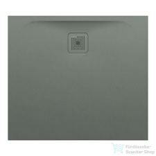 Laufen Pro 90x80 cm-es lapos szögletes zuhanytálca,Beton matt H2149500790001 kád, zuhanykabin