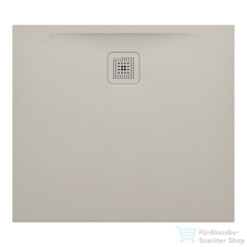 Laufen Pro 90x80 cm-es lapos szögletes zuhanytálca, matt bézs H2149501860001 kád, zuhanykabin