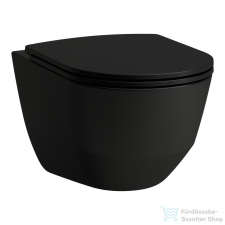 Laufen Pro mélyöblítésű perem nélküli fali wc ,matt fekete H8209667160001 szaniter