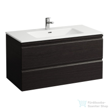 Laufen Pro S 100x50 cm-es 2 fiókos mosdó és alsószekrény kombináció,Wenge H8619654231041 fürdőszoba bútor
