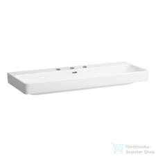 Laufen Pro S 120x46,5 cm-es mosdó 3 csaplyukkal,fehér H8149650001081 szaniter