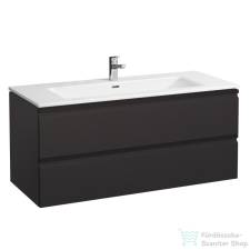 Laufen Pro S 120x50 cm-es 2 fiókos,1 csaplyukas mosdó és alsószekrény kombináció,grafit H8619674801041 fürdőszoba bútor