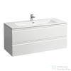 Laufen Pro S 120x50 cm-es 2 fiókos,1 csaplyukas mosdó és alsószekrény kombináció,matt fehér H8619674631041