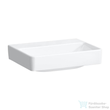 Laufen Pro S 45x34 cm-es kézmosó csaplyuk és túlfolyó nélkül,fehér H8159610001421 szaniter