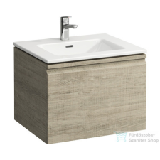 Laufen Pro S 60x50 cm-es belső fiókos mosdó és alsószekrény kombináció egy fiókkal,Világos tölgy H8609624791041 fürdőszoba bútor