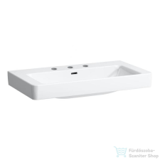 Laufen Pro S 85x46,5 cm-es mosdó 3 csaplyukkal,fehér H8139650001081 szaniter