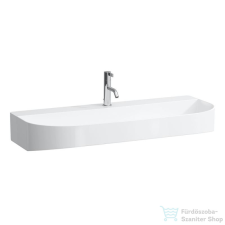 Laufen Sonar 100x42 cm-es mosdó túlfolyó nélkül,LCC bevonattal,fehér H8103474001111 szaniter