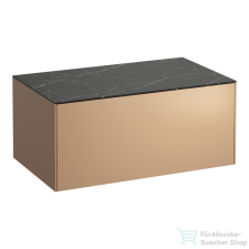 Laufen Sonar 77,5x45,5x34 cm-es 1 fiókos alsószekrény kivágás nélkül,Copper&amp;Nero Marquina H4054100341411 fürdőszoba bútor