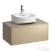 Laufen Sonar 77,5x45,5x34 cm-es 1 fiókos alsószekrény kivágással H816341,H816342 mosdóhoz,Gold H4054410340401