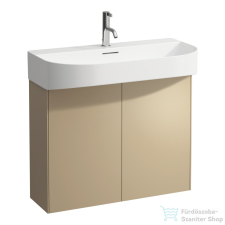 Laufen Sonar 77,6 cm széles 2 ajtós alsószekrény H810344 mosdóhoz,Gold H4054850340401 fürdőszoba bútor