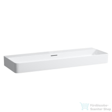 Laufen Val SaphirKeramik 120x42 cm-es mosdó csaplyuk nélkül,LCC bevonattal,fehér H8102894001091 szaniter