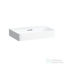 Laufen Val SaphirKeramik 65x42 cm-es mosdó csaplyuk nélkül,LCC bevonattal,fehér H8102844001091 szaniter