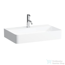 Laufen Val SaphirKeramik 75x42 cm-es csiszolt aljú mosdó túlfolyó nélkül,fehér H8162850001111 szaniter