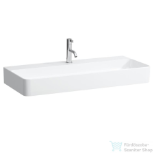 Laufen Val SaphirKeramik 95x42 cm-es csiszolt aljú mosdó túlfolyó nélkül,fehér H8162870001111 szaniter