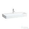 Laufen Val SaphirKeramik 95x42 cm-es mosdó 1 csaplyukkal,túlfolyó nélkül,LCC Active bevonattal,fehér H810287A001111