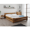Laura ágy 140x200 cm, tölgyfa Matrac: Economy 10 cm matraccal, Rostély: Deszkás ágyráccsal