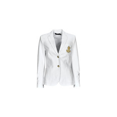 Lauren Ralph Lauren Kabátok / Blézerek ANFISA-LINED-JACKET Fehér EU L