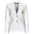 Lauren Ralph Lauren Kabátok / Blézerek ANFISA-LINED-JACKET Fehér EU XS