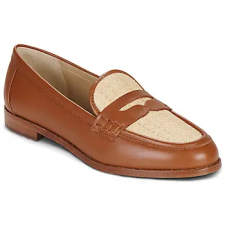 Lauren Ralph Lauren Mokkaszínek WYNNIE-FLATS-LOAFER Barna 38 1/2 női cipő