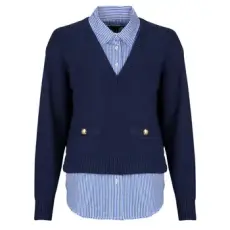 Lauren Ralph Lauren Pulóverek SWEATER-PULLOVER Tengerész EU M