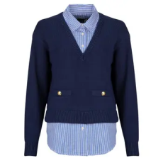 Lauren Ralph Lauren Pulóverek SWEATER-PULLOVER Tengerész EU S