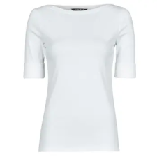 Lauren Ralph Lauren Rövid ujjú pólók JUDY-ELBOW SLEEVE-KNIT Fehér EU XXL női póló
