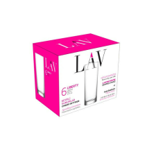  LAV Empire Long Drink 360ml koktélos pohár szett 6 darabos LV-LBR340F konyhai eszköz