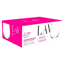 LAV gaia long drink 415ml koktélos pohár szett 6 darabos lv-gai342f bögrék, csészék