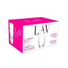 LAV Galata Long Drink 340ml koktélos pohár szett 6 darabos LV-GLT397F konyhai eszköz