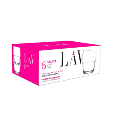 LAV Galata Whisky 285ml whiskys pohár szett 6 darabos LV-GLT339F konyhai eszköz