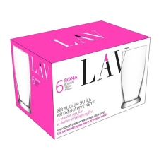 LAV LAV Roma Liqueur 140ml likőrös pohár szett 6 darabos LV-ROM336F konyhai eszköz