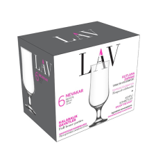 LAV nevakar beer 385ml sörös pohár szett 6 darabos lv-nev576f bögrék, csészék