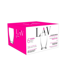 LAV roma long drink 350ml koktélos pohár szett 6 darabos lv-rom396f bögrék, csészék