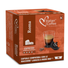  Lavazza A Modo Mio kompatibilis kávékapszula Roma Espresso (16db) kávé