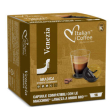 Lavazza A Modo Mio kompatibilis kávékapszula Venezia Arabica (16db) kávé