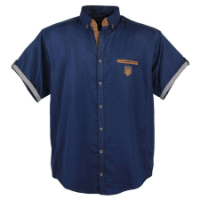 LAVECCHIA férfi ing 1128 oversize, 6XL Sötétkék férfi ing
