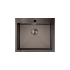 LAVEO Operis MARMARA Inox mosogató: egymedencés, Szín: grafit, SAM_510T