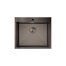 LAVEO Operis MARMARA Inox mosogató: egymedencés, Szín: grafit, SAM_510T mosogatótálca