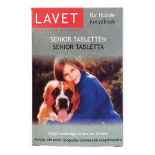 Lavet Senior Tabletten - Vitamin készítmény (Senior) kutyák részére 45g/50db tbl. vitamin, táplálékkiegészítő kutyáknak