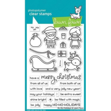 Lawn Fawn Szilikonbélyegző LF2029, Clear Stamps / Ho-Ho-Holidays - (1 csomag) bélyegző
