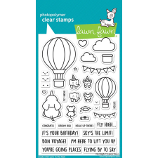 Lawn Fawn Szilikonbélyegző LF3069, fly high / Lawn Fawn Clear Stamps (1 csomag) bélyegző