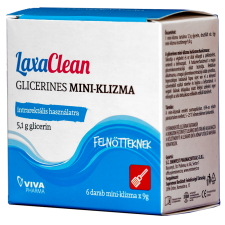  LaxaClean Glicerin Klizma mini felnőtt 6x gyógyászati segédeszköz