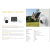 Laxihub go2t-sp2 outdoor battery pt camera with solar panel