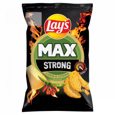 Lay's Max Strong sajt és csípőspaprika ízű burgonyachips 55 g előétel és snack