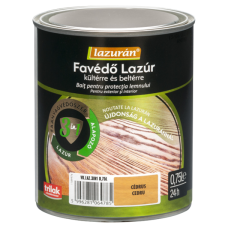 Lazurán LAZURÁN FAVÉDŐ LAZÚR 3IN1 KAPRIBOGYÓ 0.75 L akrilfesték
