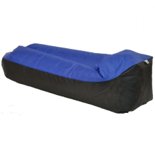lazy bag felfújható kanapé 180x70cm kék/fekete enero camp strandjáték