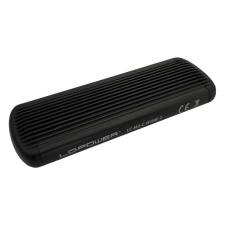 LC POWER LC-M2-C-NVME-2 M.2 SSD ház fekete asztali számítógép kellék