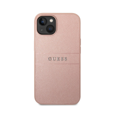 LCD Partner Apple iPhone 14 Guess PU Leather Saffiano ügy rózsaszín tok és táska