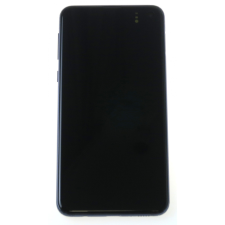 LCD Partner Samsung Galaxy S10e G970F LCD kijelző + érintő +keret fekete - eredeti mobiltelefon, tablet alkatrész