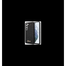 LCD Partner Samsung Galaxy S23 Plus Guess PC/TPU Glitter Flakes fém logós tok fekete tok és táska